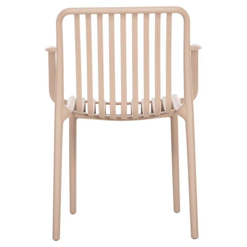 ARMCHAIR OUTDOOR CONVEE FK6105.04 POLYPROPYLENE IN CAPPUCCINO 55x56x79H cm. ARMCHAIR OUTDOOR CONVEE FK6105.04 POLYPROPYLENE IN CAPPUCCINO 55x56x79H cm.