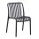 CHAIR OUTDOOR CONVEE FK6104.02 POLYPROPYLENE IN BLACK 48x56x79Hcm.