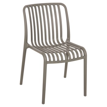 CHAIR OUTDOOR CONVEE FK6104.07 POLYPROPYLENE IN DARK OLIVE 48x56x79Hcm.