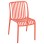 CHAIR OUTDOOR CONVEE FK6104.05 POLYPROPYLENE IN RED 48x56x79Hcm.