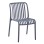 CHAIR OUTDOOR CONVEE FK6104.03 POLYPROPYLENE IN GREY 48x56x79Hcm.