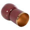 TABLE VASE LINGON FK4233.06 METAL IN CHERRY RED-GOLD PEARL Φ21x37,5Hcm. TABLE VASE LINGON FK4233.06 METAL IN CHERRY RED-GOLD PEARL Φ21x37,5Hcm.