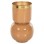 TABLE VASE LINGON FK4233.09 METAL IN SALMON-GOLD Φ21x37,5Hcm.