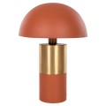 TABLE LAMP PUNE FK4252.08 METAL IN ORANGE-GOLD Φ31x44Hcm. TABLE LAMP PUNE FK4252.08 METAL IN ORANGE-GOLD Φ31x44Hcm.