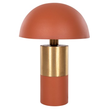 TABLE LAMP PUNE FK4252.08 METAL IN ORANGE-GOLD Φ31x44Hcm.