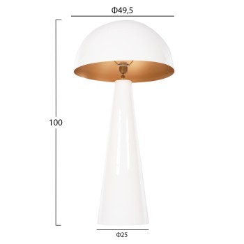 FLOOR LAMP SMUSH FK4256.03 METAL IN WHITE-ROTATING CAP Φ50x100Hcm. FLOOR LAMP SMUSH FK4256.03 METAL IN WHITE-ROTATING CAP Φ50x100Hcm.