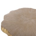 SIDE TABLE ANGUL FK4264 METAL IN GOLD-WHITE 48x40x35Hcm. SIDE TABLE ANGUL FK4264 METAL IN GOLD-WHITE 48x40x35Hcm.