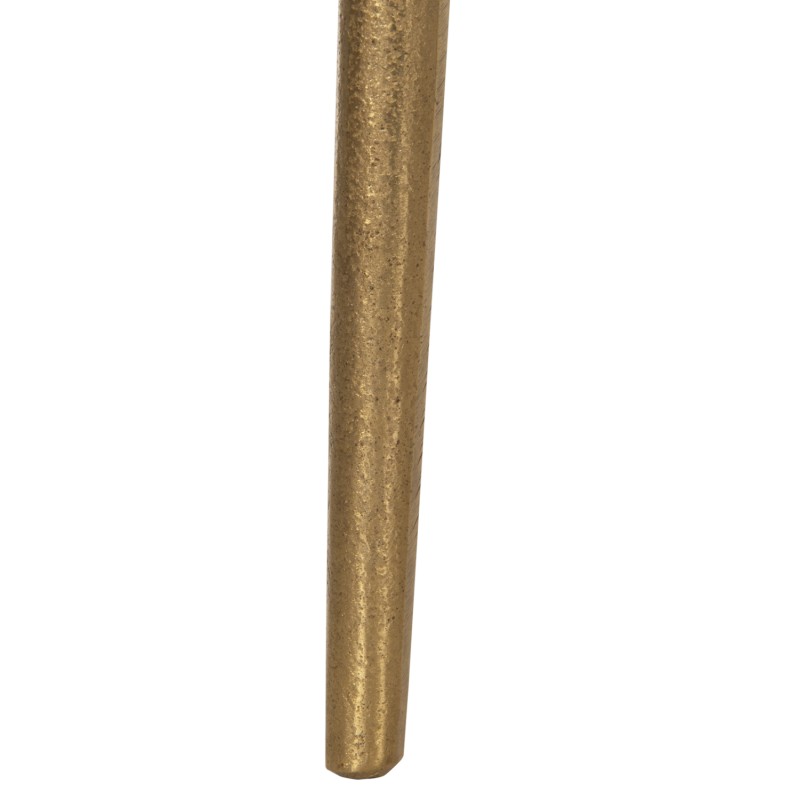 SIDE TABLE ANGUL FK4264 METAL IN GOLD-WHITE 48x40x35Hcm. SIDE TABLE ANGUL FK4264 METAL IN GOLD-WHITE 48x40x35Hcm.