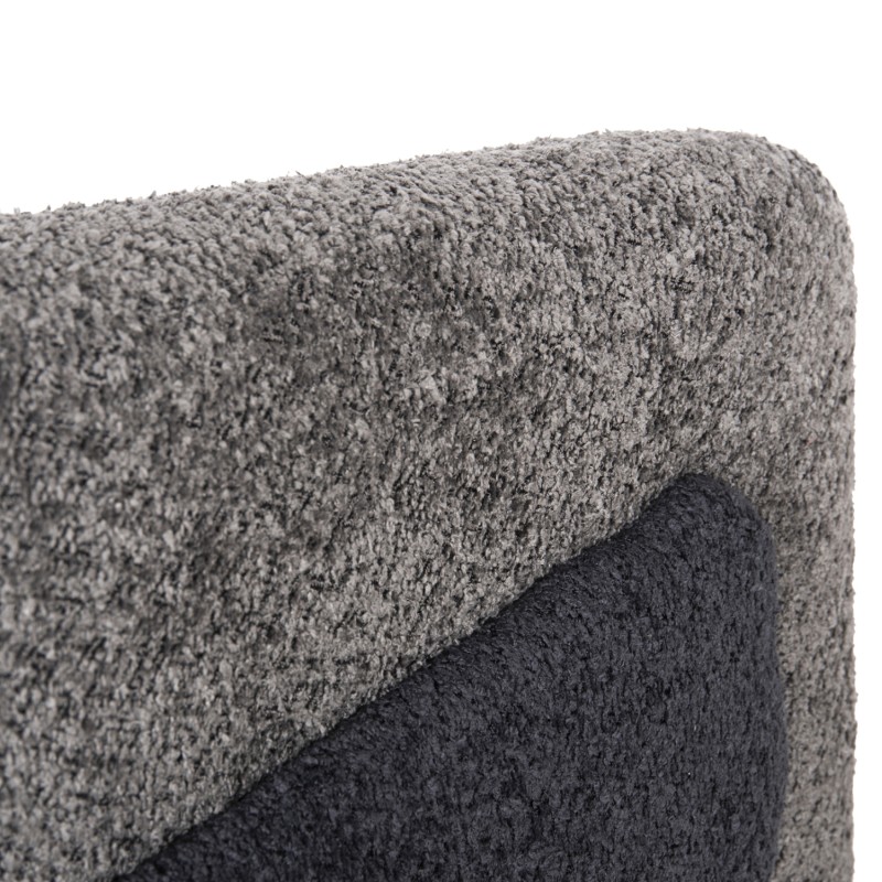 ARMCHAIR DOPER FK9590.01 BOUCLE FABRIC GREY-ANTHRACITE BLUE 68x72x76Hcm. ARMCHAIR DOPER FK9590.01 BOUCLE FABRIC GREY-ANTHRACITE BLUE 68x72x76Hcm.