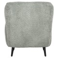 ARMCHAIR KRYLY FK9593.05 PEA GREEN BOUCLE FABRIC-BLACK WOODEN LEGS 83x87x89Hcm. ARMCHAIR KRYLY FK9593.05 PEA GREEN BOUCLE FABRIC-BLACK WOODEN LEGS 83x87x89Hcm.