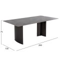 DINING SET INDOORS 7PCS FK11961 TABLE HEFF & 6 ARMCHAIRS WINON DINING SET INDOORS 7PCS FK11961 TABLE HEFF & 6 ARMCHAIRS WINON