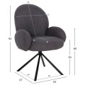 DINING SET INDOORS 7PCS FK11961 TABLE HEFF & 6 ARMCHAIRS WINON DINING SET INDOORS 7PCS FK11961 TABLE HEFF & 6 ARMCHAIRS WINON
