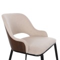DINING SET 7PCS FK11967 TABLE OVAL DENTY & 6 CHAIRS DELF(BEIGE) DINING SET 7PCS FK11967 TABLE OVAL DENTY & 6 CHAIRS DELF(BEIGE)