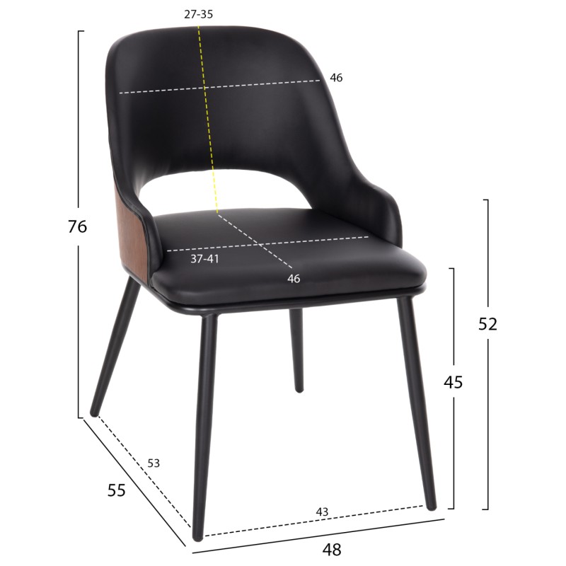 DINING SET 7PCS FK11969 TABLE OVAL DENTY & 6 CHAIRS DELF(BLACK) DINING SET 7PCS FK11969 TABLE OVAL DENTY & 6 CHAIRS DELF(BLACK)