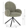 DINING SET 7PCS FK11977 TABLE CERAMUS & 6 ARMCHAIRS WINON DINING SET 7PCS FK11977 TABLE CERAMUS & 6 ARMCHAIRS WINON
