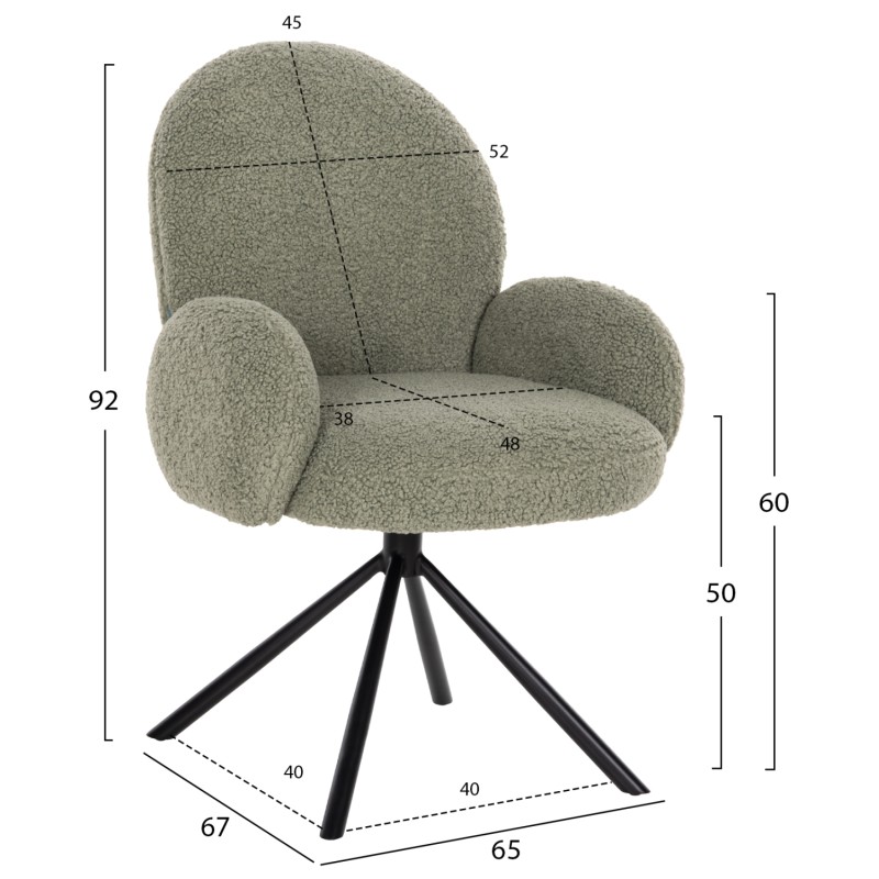 DINING SET 7PCS FK11977 TABLE CERAMUS & 6 ARMCHAIRS WINON DINING SET 7PCS FK11977 TABLE CERAMUS & 6 ARMCHAIRS WINON