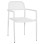 ALUMINUM ARMCHAIR RONNY FK5998.02 WHITE FRAME & WHITE TEXTILENE 53x51x80Hcm.