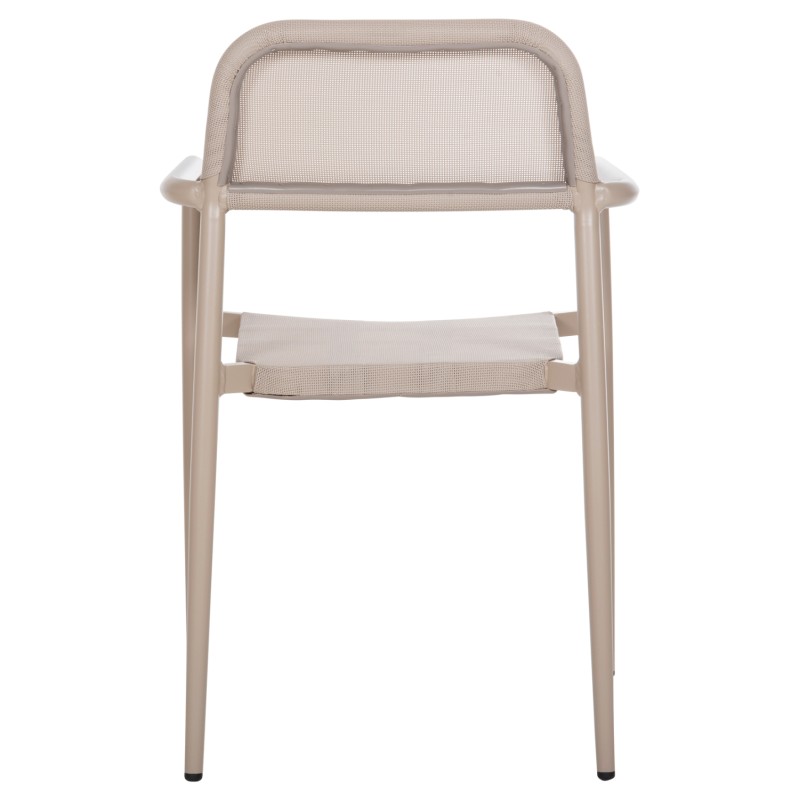 ALUMINUM ARMCHAIR RONNY FK5998.03 CHAMPAGNE COLORED FRAME & TEXTILENE 53x51x80Hcm. ALUMINUM ARMCHAIR RONNY FK5998.03 CHAMPAGNE COLORED FRAME & TEXTILENE 53x51x80Hcm.