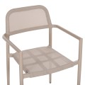 ALUMINUM ARMCHAIR RONNY FK5998.03 CHAMPAGNE COLORED FRAME & TEXTILENE 53x51x80Hcm. ALUMINUM ARMCHAIR RONNY FK5998.03 CHAMPAGNE COLORED FRAME & TEXTILENE 53x51x80Hcm.