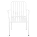 ALUMINUM ARMCHAIR RACHEL FK6088.02 WHITE 63x58x85Hcm. ALUMINUM ARMCHAIR RACHEL FK6088.02 WHITE 63x58x85Hcm.