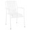 ALUMINUM ARMCHAIR RACHEL FK6088.02 WHITE 63x58x85Hcm.