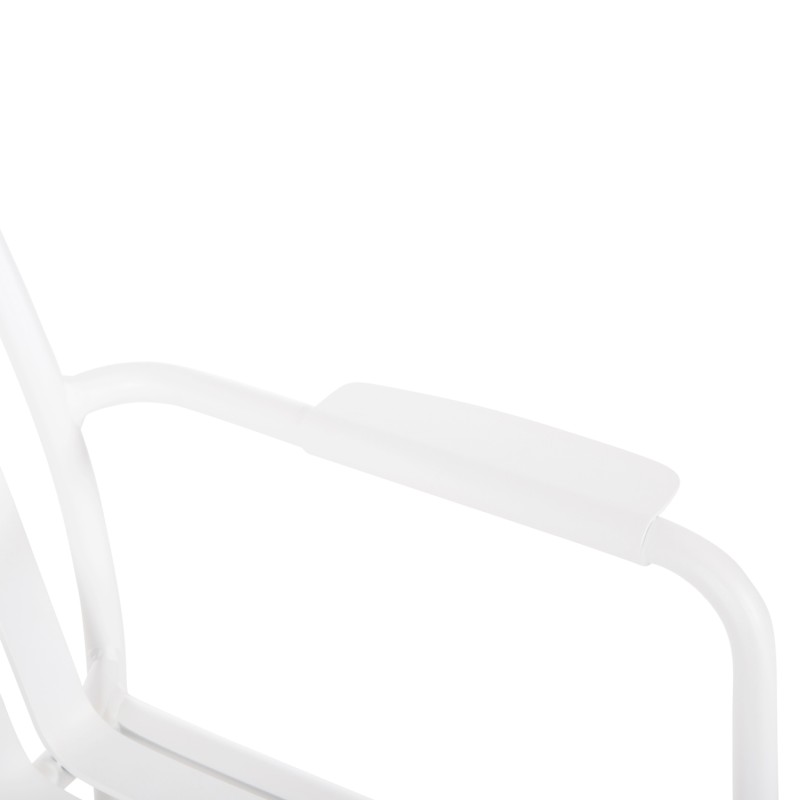 ALUMINUM ARMCHAIR RACHEL FK6088.02 WHITE 63x58x85Hcm. ALUMINUM ARMCHAIR RACHEL FK6088.02 WHITE 63x58x85Hcm.