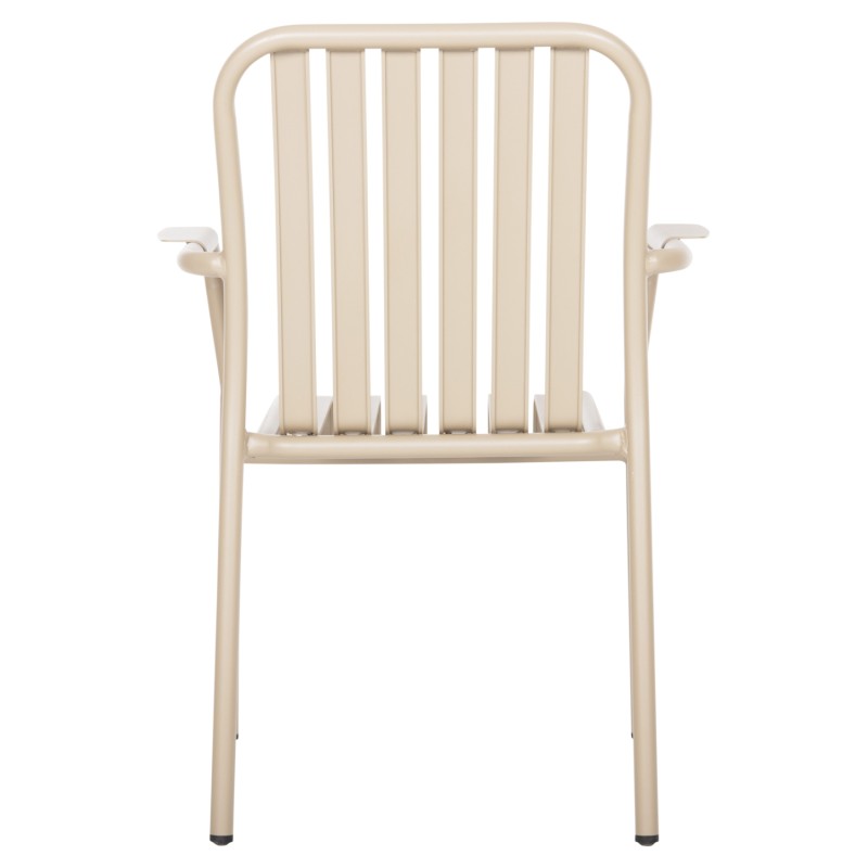 ALUMINUM ARMCHAIR RACHEL FK6088.04 CHAMPAGNE COLOR 63x58x85Hcm. ALUMINUM ARMCHAIR RACHEL FK6088.04 CHAMPAGNE COLOR 63x58x85Hcm.