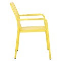 ALUMINUM ARMCHAIR RACHEL FK6088.06 YELLOW 63x58x85Hcm. ALUMINUM ARMCHAIR RACHEL FK6088.06 YELLOW 63x58x85Hcm.