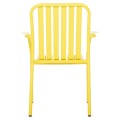 ALUMINUM ARMCHAIR RACHEL FK6088.06 YELLOW 63x58x85Hcm. ALUMINUM ARMCHAIR RACHEL FK6088.06 YELLOW 63x58x85Hcm.