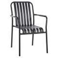 ALUMINUM ARMCHAIR RACHEL FK6088.10 ANTHRACITE 63x58x85Hcm. ALUMINUM ARMCHAIR RACHEL FK6088.10 ANTHRACITE 63x58x85Hcm.