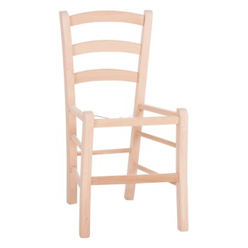 CHAIR PAROS FK5585.02 BEECH WOOD IMPREGNATED-NOT PAINTED 40x41x87Hcm.FRAME ONLY