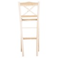 BAR STOOL LUCIUS FK5586.02 BEECH WOOD IMPREGNATED-UNPAINTED 40,5x40x105Hcm.FRAME ONLY BAR STOOL LUCIUS FK5586.02 BEECH WOOD IMPREGNATED-UNPAINTED 40,5x40x105Hcm.FRAME ONLY