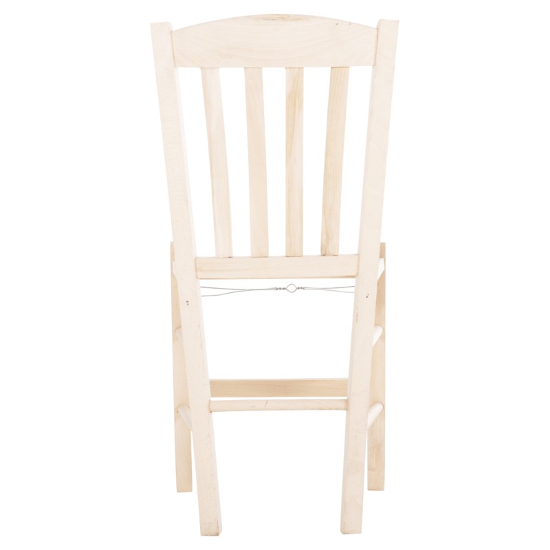 CHAIR MONTE FK5588.02 BEECH WOOD IMPREGNATED-UNPAINTED 40x41x87Hcm.FRAME ONLY CHAIR MONTE FK5588.02 BEECH WOOD IMPREGNATED-UNPAINTED 40x41x87Hcm.FRAME ONLY