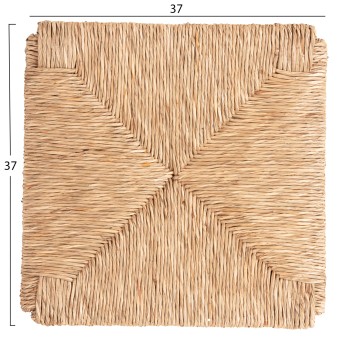 RUSH-MATT REPLACEMENT SEAT FOR WOODEN CHAIRS-37Χ37Χ3.5cm(thickness) FK5099.11