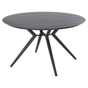 OUTDOOR TABLE ROUND HIGER FK6061.03 ANTHRACITE ALUMINUM Φ126Χ73Hcm.