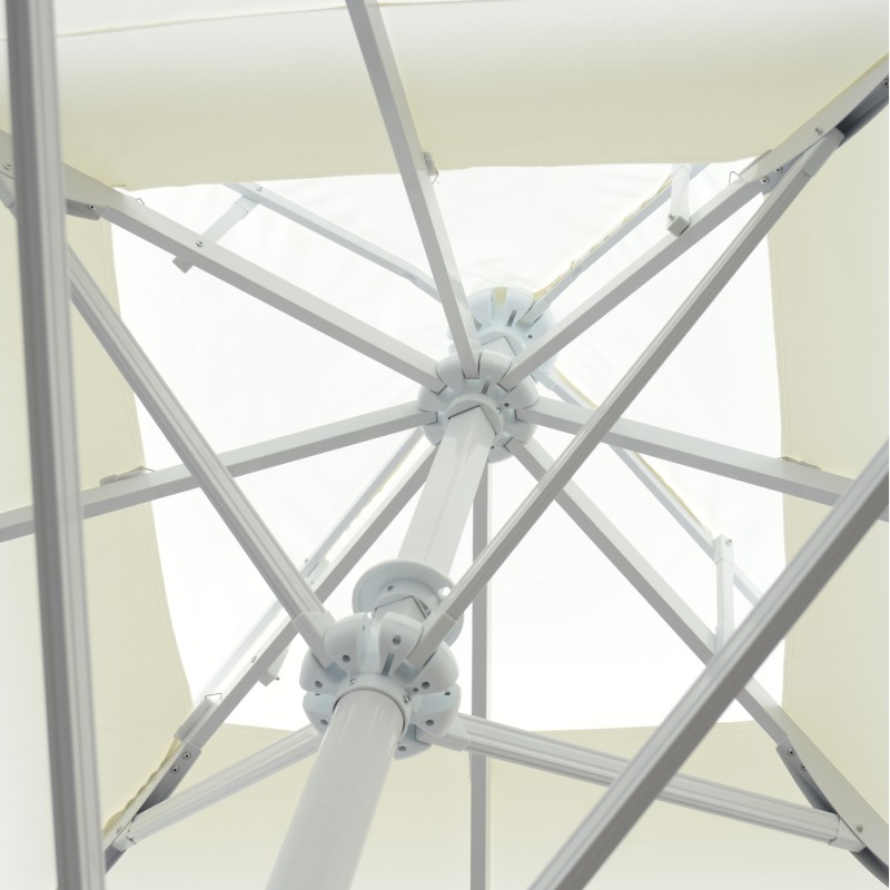 PROFESSIONAL ALUMINUM UMBRELLA FK6007.01 BEIGE-ENHANCED VENTILATION-TELESCOPIC-3.5Χ3.5Μ PROFESSIONAL ALUMINUM UMBRELLA FK6007.01 BEIGE-ENHANCED VENTILATION-TELESCOPIC-3.5Χ3.5Μ
