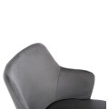 ARMCHAIR TRIANA FK9278.11 GREY VELVET WITH GOLD METAL LEGS 54,5x60,5x85,5Hcm. ARMCHAIR TRIANA FK9278.11 GREY VELVET WITH GOLD METAL LEGS 54,5x60,5x85,5Hcm.