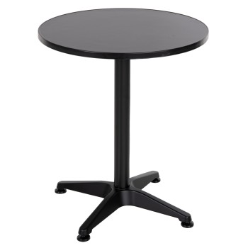 OUTDOOR ROUND TABLE GOSS FK5974.01 ALUMINUM IN BLACK Φ60x70Hcm.