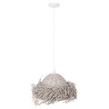 CEILING PENDANT LAMP FK4349 SEAGRASS IN WHITEWASH COLOR Φ50x25-135Hcm. CEILING PENDANT LAMP FK4349 SEAGRASS IN WHITEWASH COLOR Φ50x25-135Hcm.