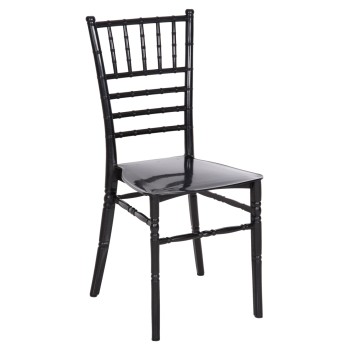 POLYPROPYLENE CATERING CHAIR TIFFANY NEW FK8058.07 GLOSSY BLACK 42x48x88,5Hcm.