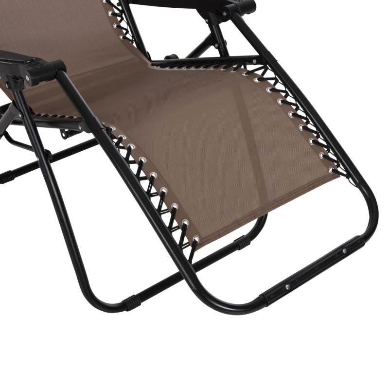 ARMCHAIR RELAX COMPANION FK5095.14 CHAMPAGNE COLORED TEXTILENE-BLACK METAL 67x145x110Hcm. ARMCHAIR RELAX COMPANION FK5095.14 CHAMPAGNE COLORED TEXTILENE-BLACK METAL 67x145x110Hcm.