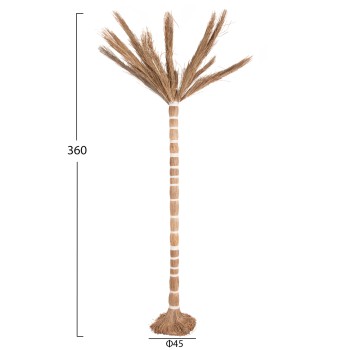 DECORATIVE TREE TROPIC FK4322 COCONUT-STYLE MADE OF MENDONG GRASS 360Hcm. DECORATIVE TREE TROPIC FK4322 COCONUT-STYLE MADE OF MENDONG GRASS 360Hcm.