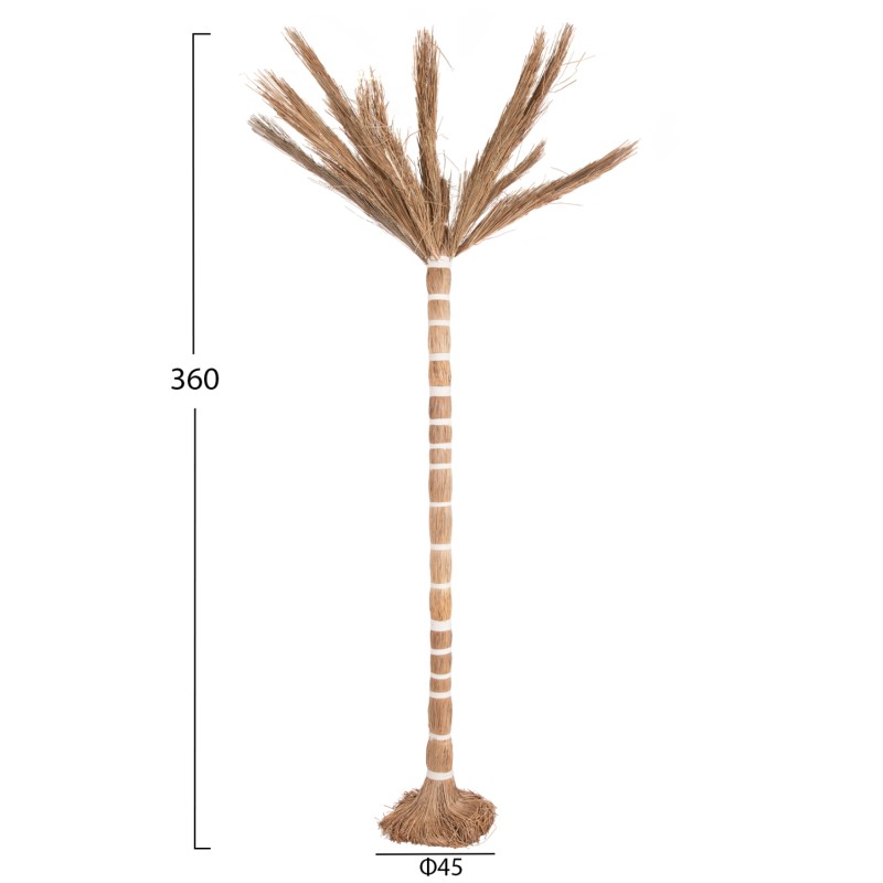 DECORATIVE TREE TROPIC FK4322 COCONUT-STYLE MADE OF MENDONG GRASS 360Hcm. DECORATIVE TREE TROPIC FK4322 COCONUT-STYLE MADE OF MENDONG GRASS 360Hcm.