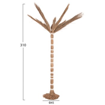 DECORATIVE TREE TROPIC FK4323 COCONUT-STYLE MADE OF MENDONG GRASS 310Hcm. DECORATIVE TREE TROPIC FK4323 COCONUT-STYLE MADE OF MENDONG GRASS 310Hcm.