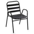 CHAIR PRELUDE FK5970.03 METAL FRAME-ALUMINUM SEAT & BACKREST-BLACK 54x56x79Hcm. CHAIR PRELUDE FK5970.03 METAL FRAME-ALUMINUM SEAT & BACKREST-BLACK 54x56x79Hcm.