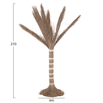 DECORATIVE TREE TROPIC FK4325 COCONUT-STYLE MADE OF MENDONG GRASS 210Hcm. DECORATIVE TREE TROPIC FK4325 COCONUT-STYLE MADE OF MENDONG GRASS 210Hcm.