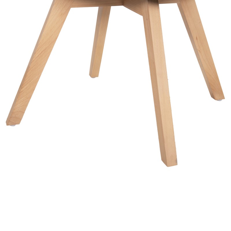 DINING ARMCHAIR REX FK9847.04 BEIGE-GREY FABRIC-BEECH WOOD LEGS 53x60x93Hcm. DINING ARMCHAIR REX FK9847.04 BEIGE-GREY FABRIC-BEECH WOOD LEGS 53x60x93Hcm.