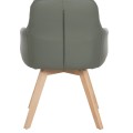 DINING ARMCHAIR DEW FK9848.05 FABRIC & PU IN GREEN-BEECH WOOD LEGS 56,5x62x81,5Hcm. DINING ARMCHAIR DEW FK9848.05 FABRIC & PU IN GREEN-BEECH WOOD LEGS 56,5x62x81,5Hcm.