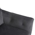 DINING ARMCHAIR QUILL FK9843.03 GREY FABRIC-BEECH WOOD LEGS 61x57,5x91Hcm. DINING ARMCHAIR QUILL FK9843.03 GREY FABRIC-BEECH WOOD LEGS 61x57,5x91Hcm.