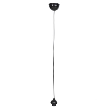 HANGING CABLE FOR PENDANT LAMPS WITH SOCKET IN BLACK FK4187